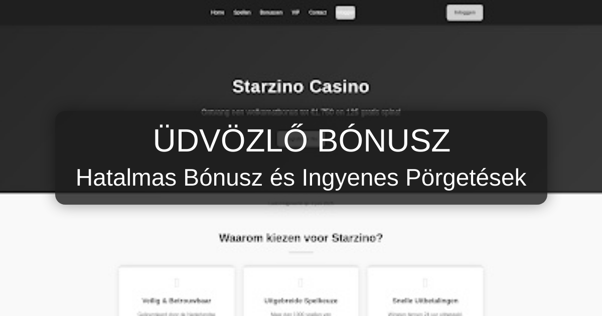 Starzino Casino Magyarország