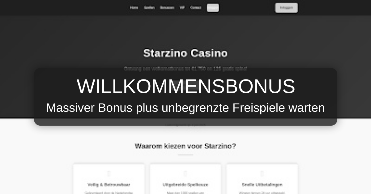 Starzino Casino Deutschland